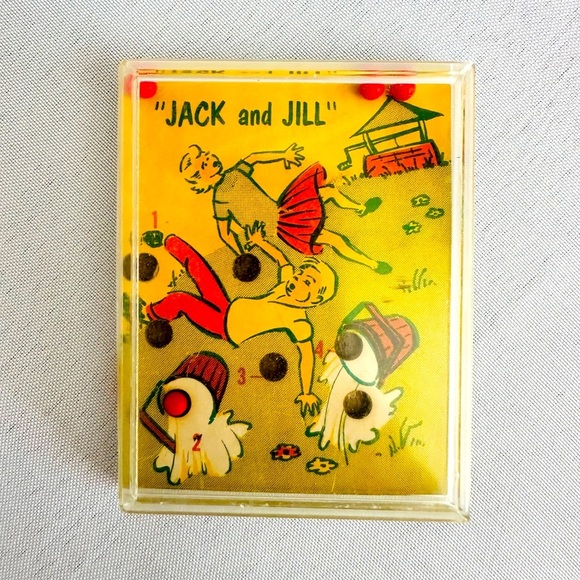 Vintage 1960 Hand Held Tilt Game Jack & Jill Comon Tatar Inc. - Picture 1 of 2